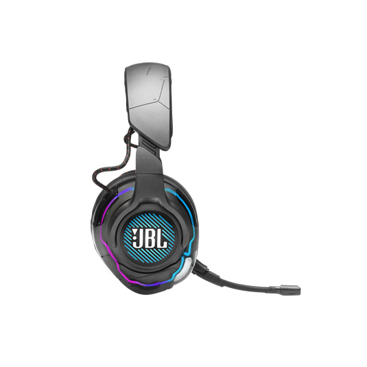 JBL Quantum ONE - Black - USB Wired Over-Ear Professional PC Gaming Headset with Head-Tracking Enhanced QuantumSPHERE 360 - Detailshot 5 image number null